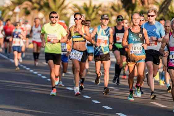 Löpare från halvmaraton
