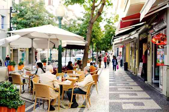 Restaurang i Funchal på Maderia