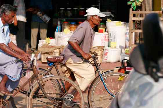 Cyklister i Sri Lanka