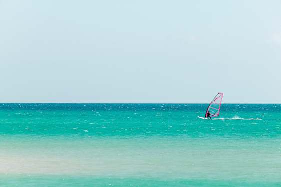 Vindsurfare på Fuerteventura
