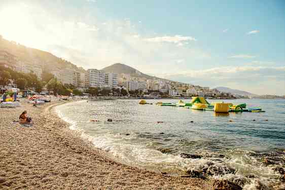 Stranden i Saranda