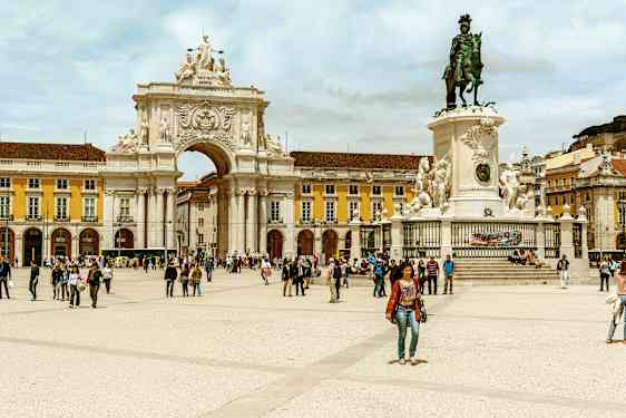Torg i Lissabon