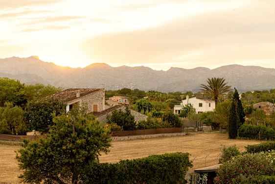 Alcudia i solnedgång