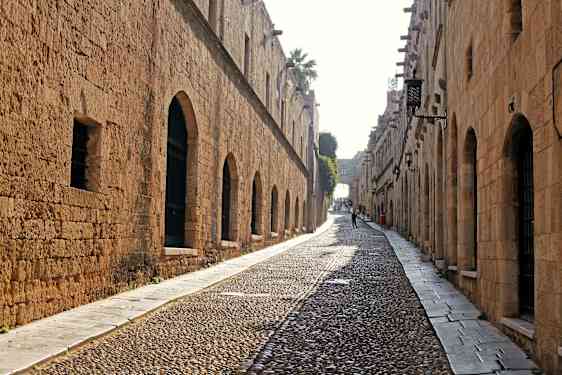 Gata i Rhodos stad