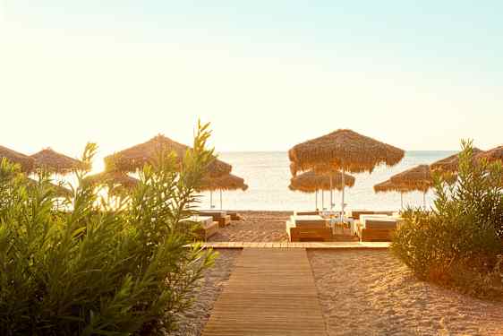 Strand på Rhodos