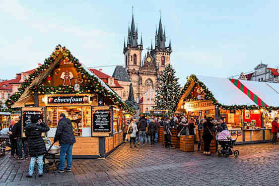 Julmarknad i Prag