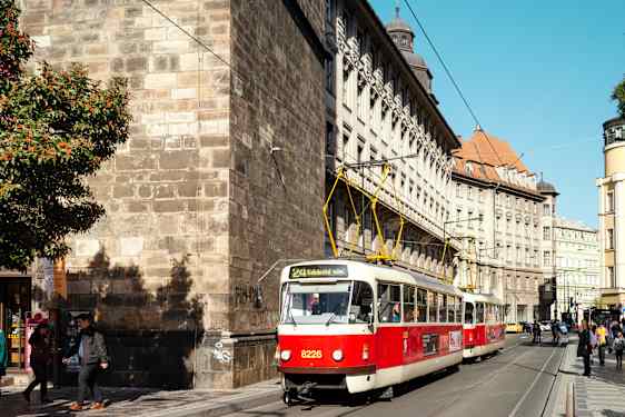 Spårvagn i Prag