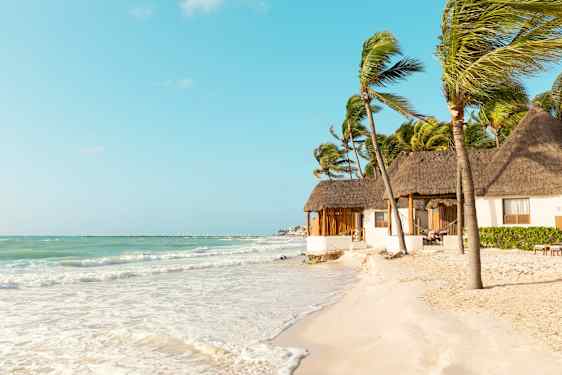 Ett soligt Playa del Carmen