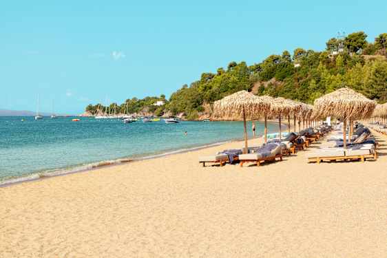 Stranden Agia Paraskevi i Skiathos
