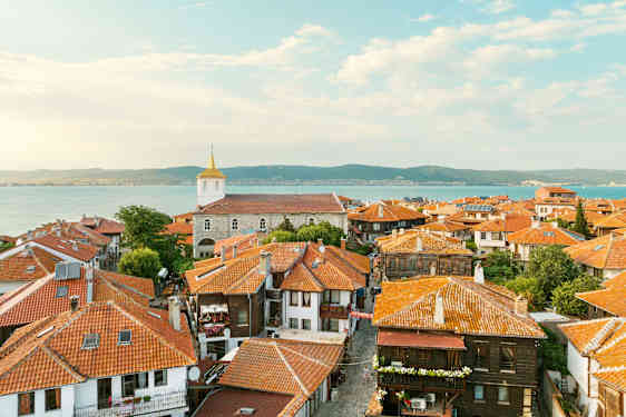 Husfasader i Bulgarien