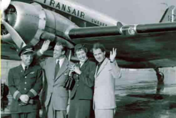 Foto från flygplats 1950-tal