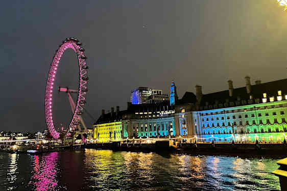 South Banks och London Eye