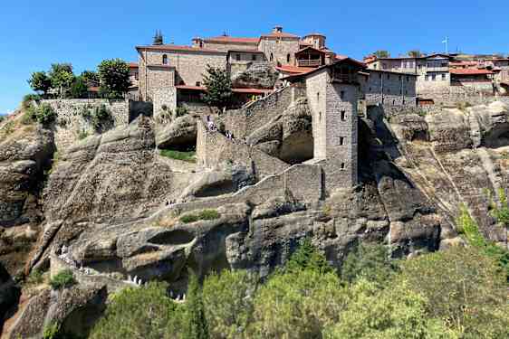 Ett av flera kloster i Meteora