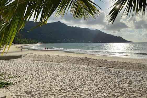 Vacker utsikt över Beau Vallon