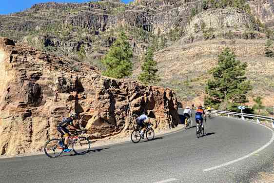 Cyklister på Gran Canaria