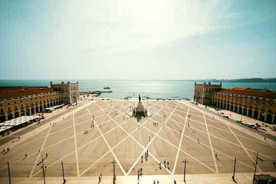Praça do Comércio i Lissabon
