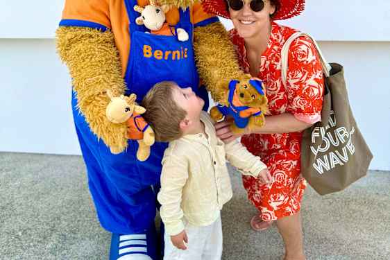 Bernie tillsammans med Lottie Knutson