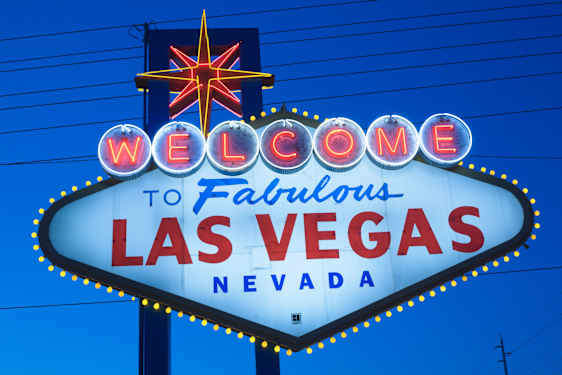 Las Vegas neonskylt