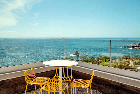 Restaurang vid havet på Madeira