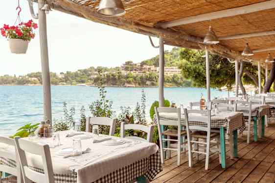 Restaurang på Skiathos
