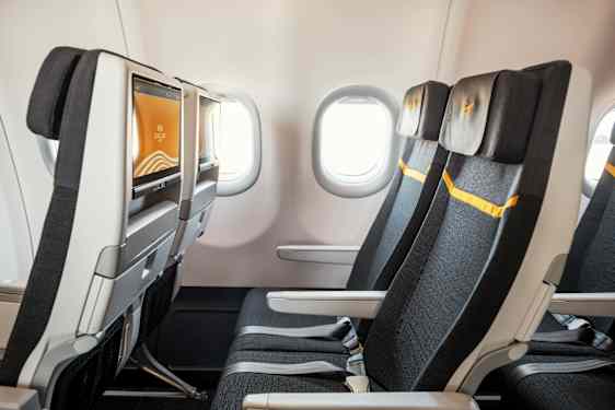 Flygstolar ombord på Sunclass Airlines
