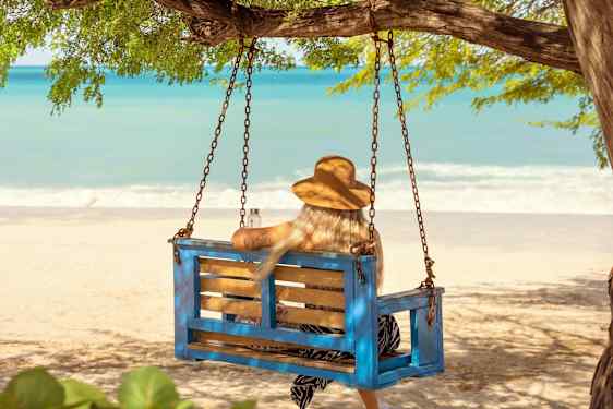 Kvinna i Aruba