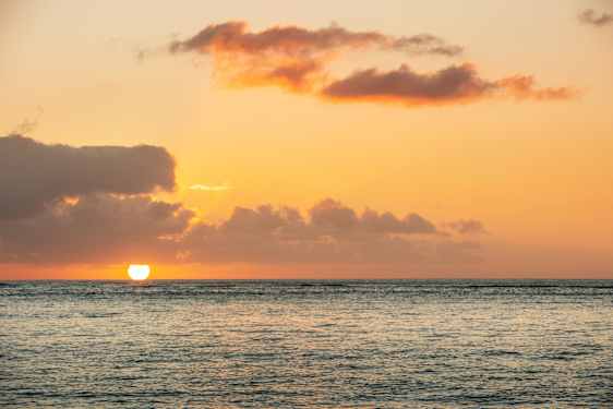 Solnedgång på Mauritius