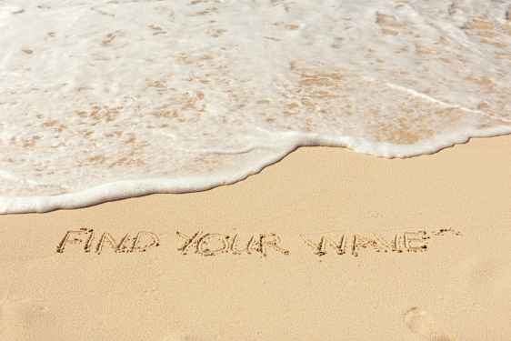 Skrift i sand
