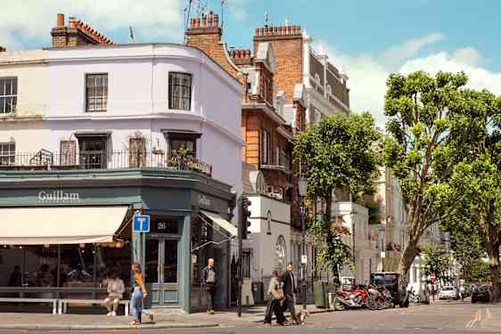 Gatuhörn i Notting Hill