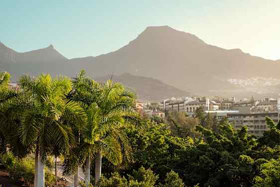 Vacker natur och berg på Teneriffa