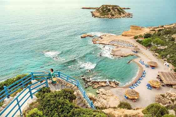Strand på Rhodos