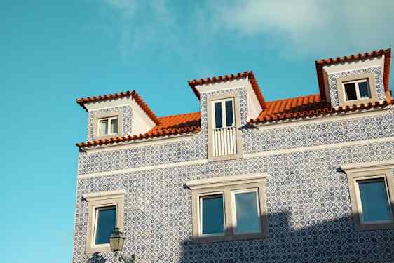 Husfasad kakel Lissabon
