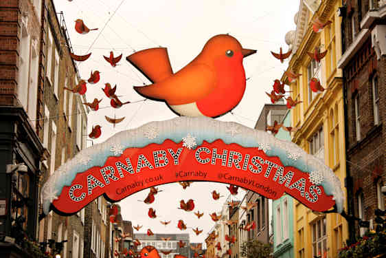 Julshopping i London
