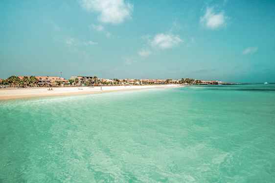 Strand i Santa Maria på Sal