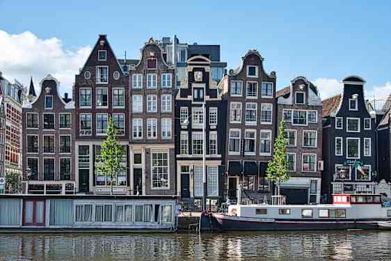 Kanalhus i Amsterdam