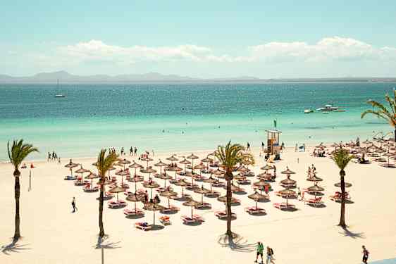 Stranden i Alcudia