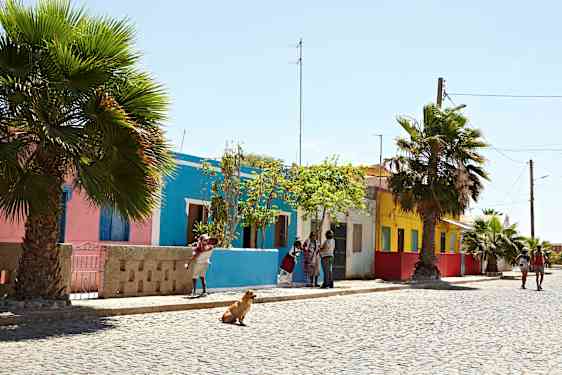Hus i Sal på Kap Verde