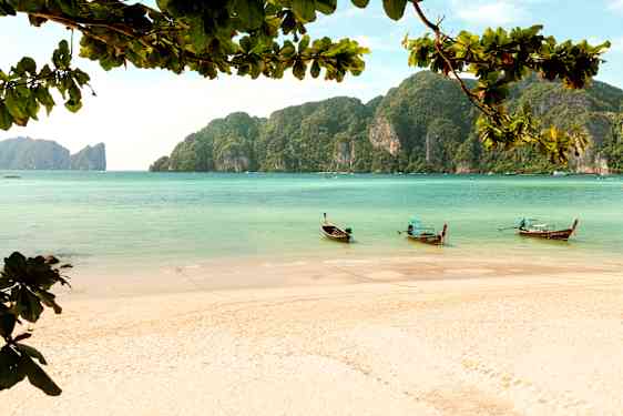 Strand i Thailand
