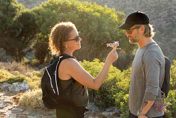 Två personer på andring 