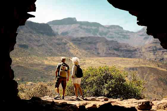 Par på vandring på Gran Canaria