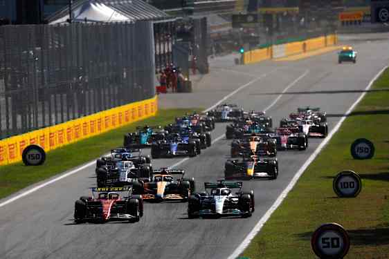 Grand Prix tävling i Italien