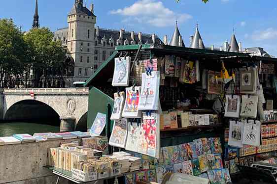 Lokal konst vid Seine