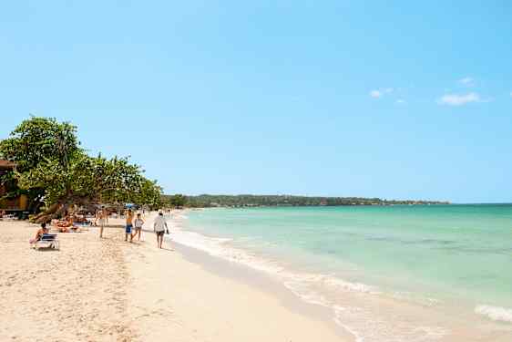 Strand på Jamaica