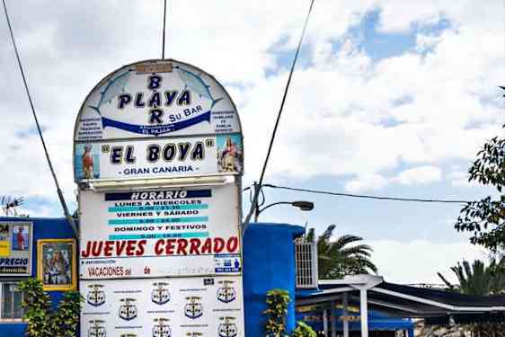Playa bar El Boya