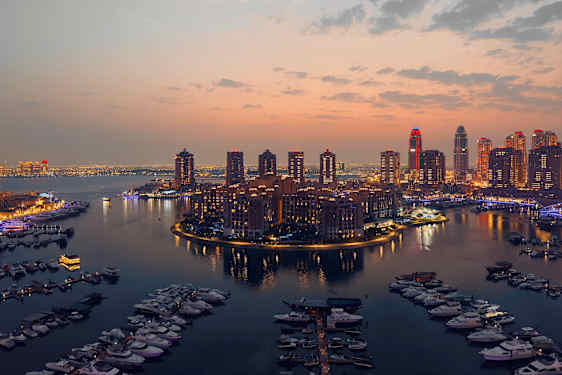Doha by night