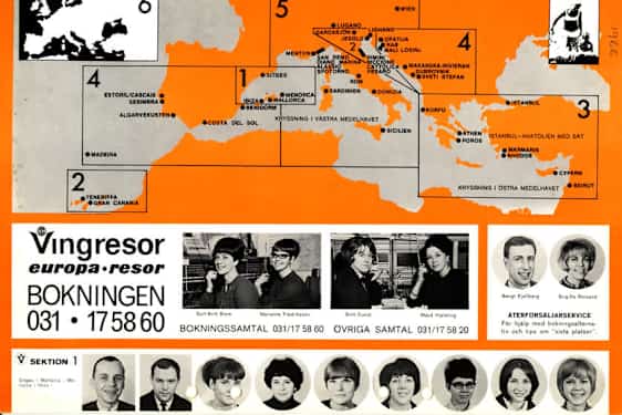 Katalog från 1960-talet Ving