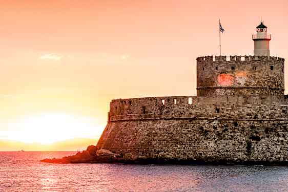 Fyr i Rhodos stad