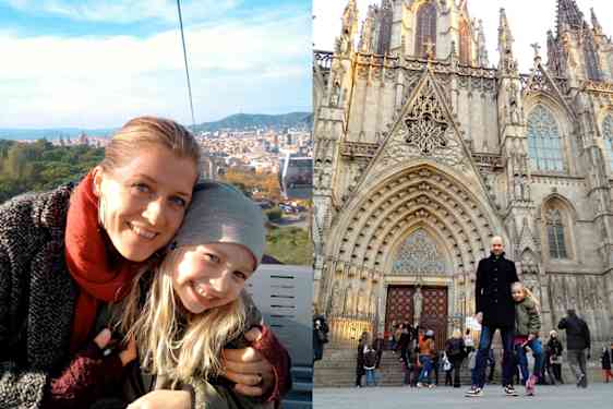 Familj i Barcelona