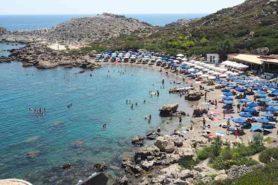 Rhodos mysiga badstränder