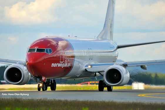 Flygplan från Norwegian